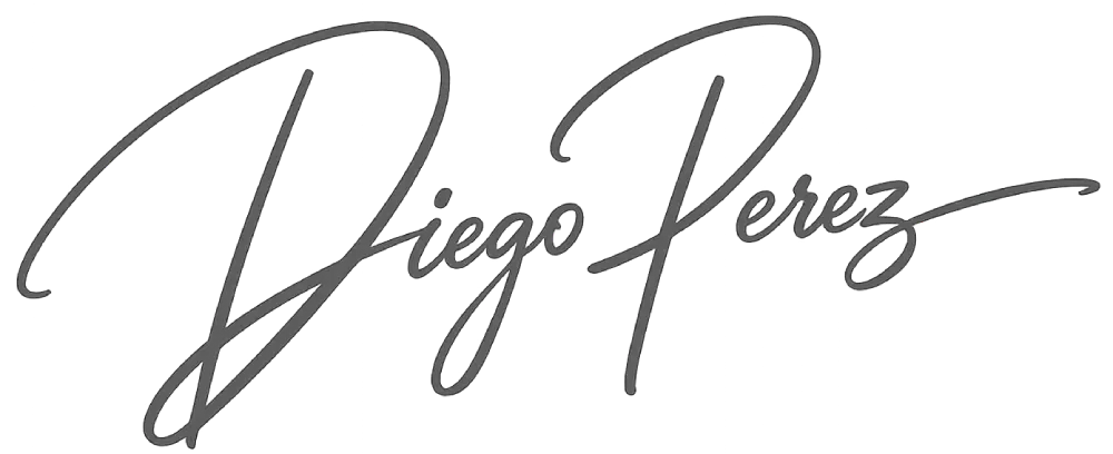 Assinatura de Diego Perez, fundador da Marketing Central